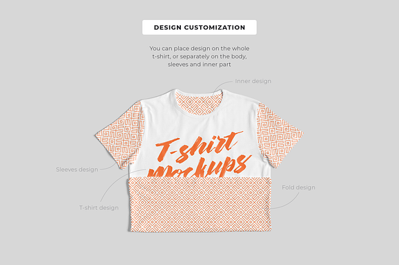 Customizable T-Shirt Mockups Pack in Product Mockups - product preview 2