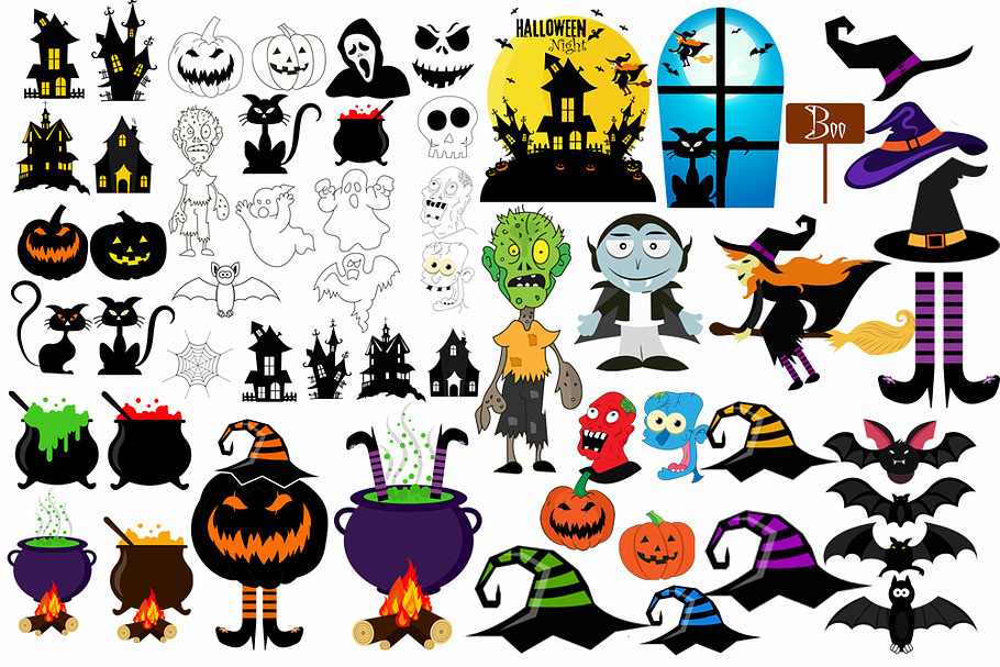 Halloween Png Elements in Illustrations - product preview 8