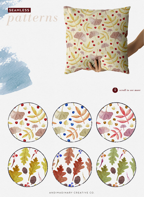 HYGGE Fall Foliage Illustration Set in Illustrations - product preview 5