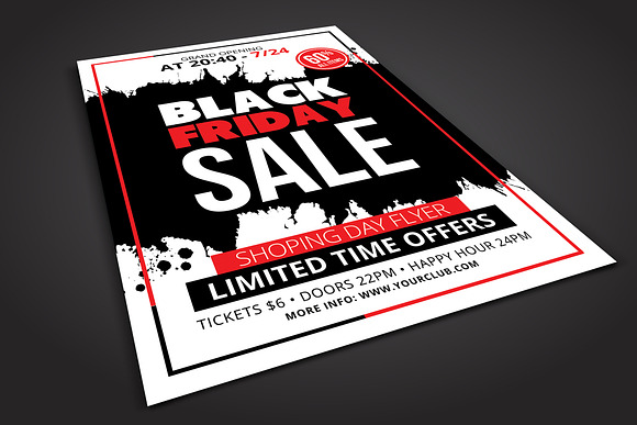 Black Friday Sale Flyer Templates in Flyer Templates - product preview 3