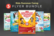 Kids Summer Camp Flyer Bundle