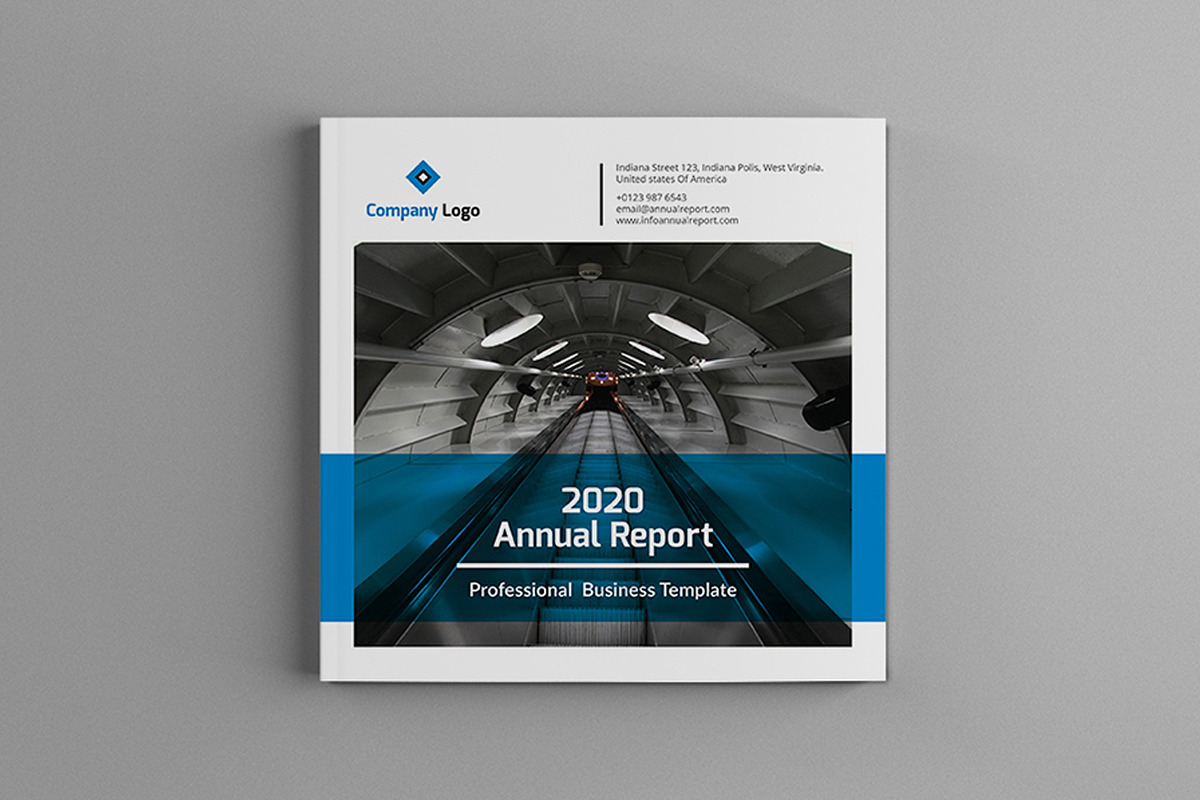 Mblandang - Square Annual Report in Brochure Templates - product preview 8