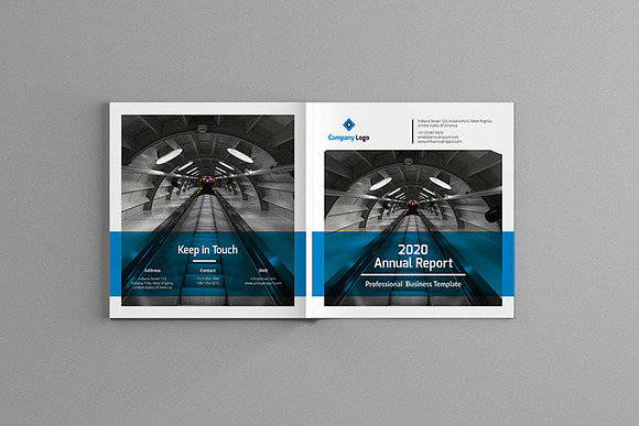 Mblandang - Square Annual Report in Brochure Templates - product preview 1