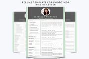 Resume Template 003 for Photoshop