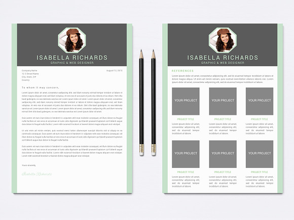 Resume Template 003 for Photoshop in Resume Templates - product preview 2