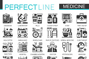Medical healthcare concept icons