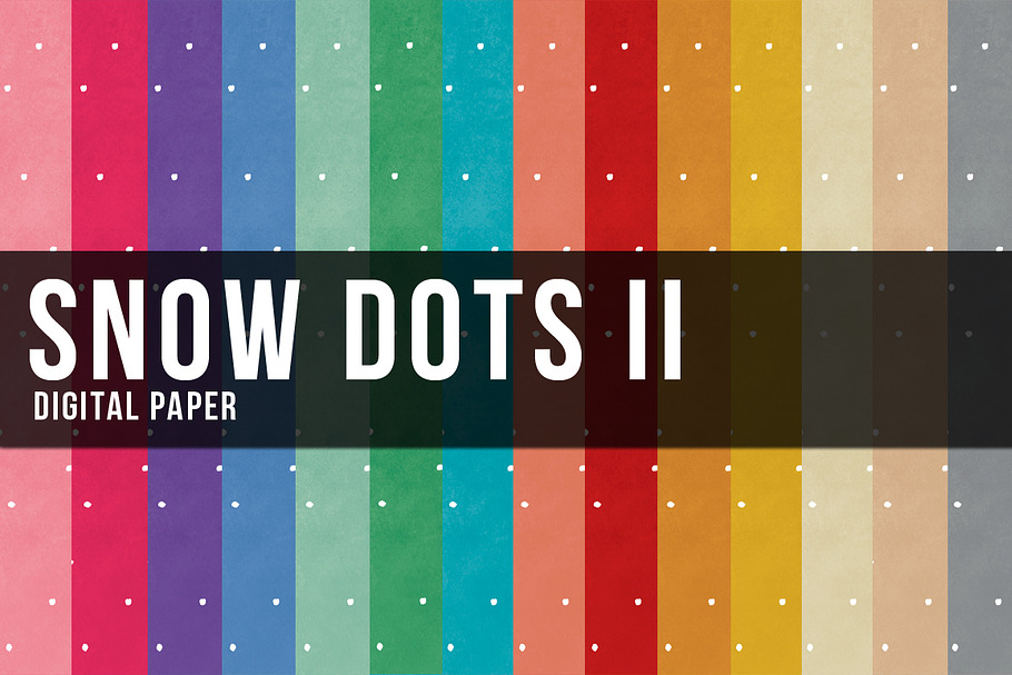 14 Snow Dots II Paper