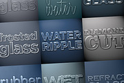 Glass & Water Photoshop Styles Pack