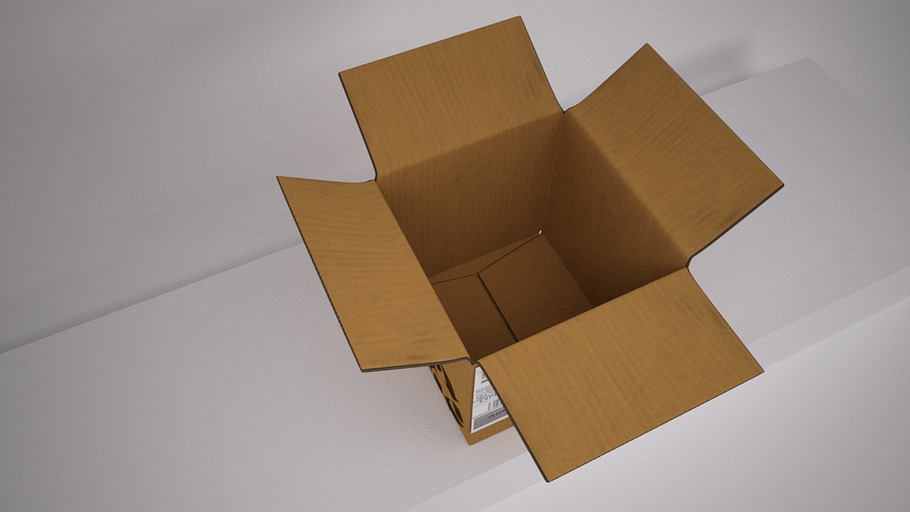Cardboard Box [Rigged] in Objects - product preview 1