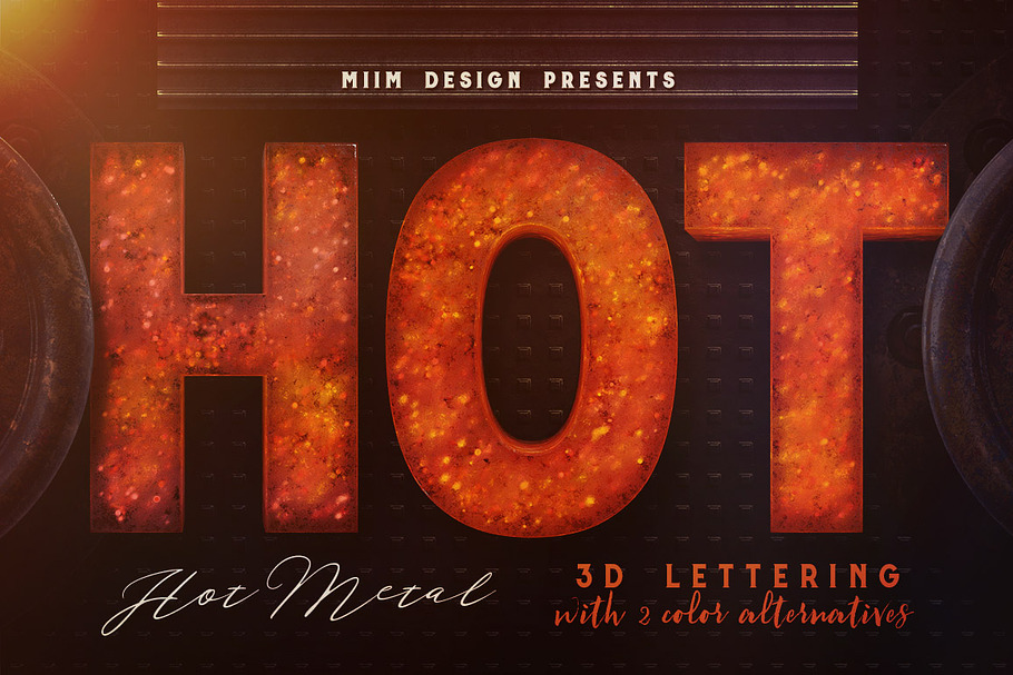 Hot Metal – 3D Lettering