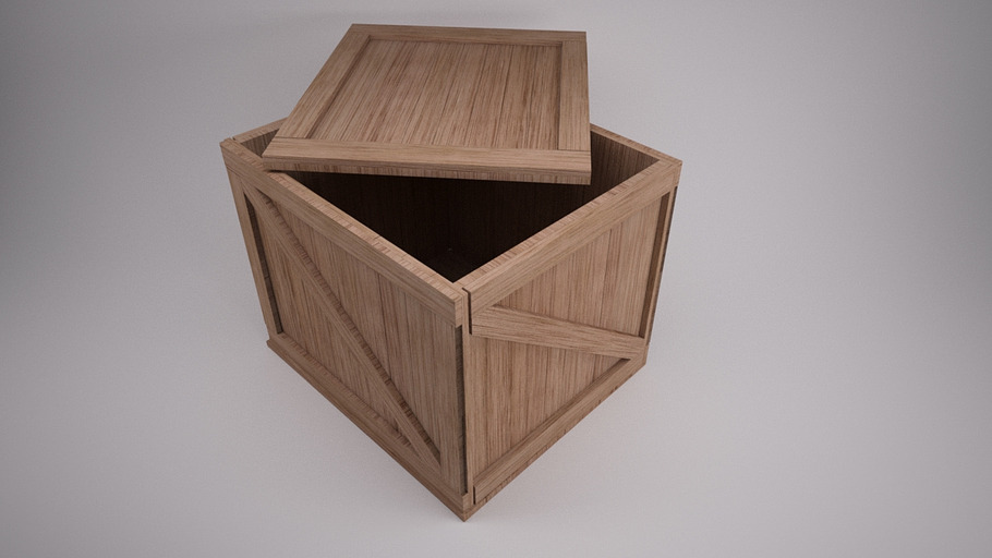 Wooden Shipping Crate in Objects - product preview 1