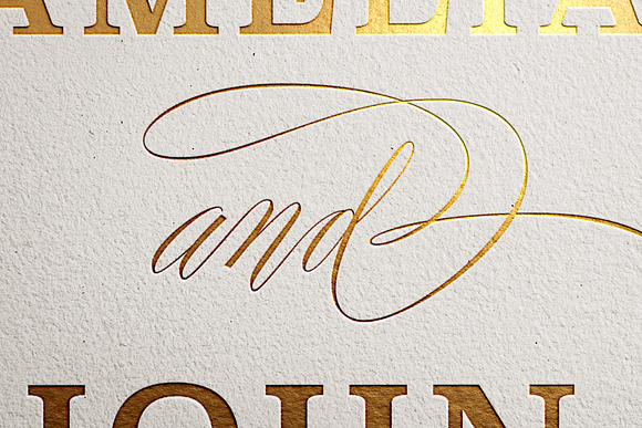 Fifty "AND" for your weddings in Symbol Fonts - product preview 6