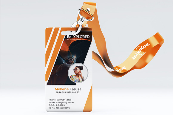 ID Card Bundle Template 10 cards in Stationery Templates - product preview 7