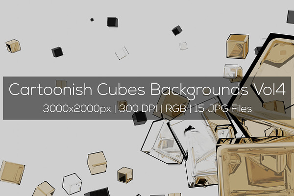 Cartoonish Cubes Backgrounds Vol4
