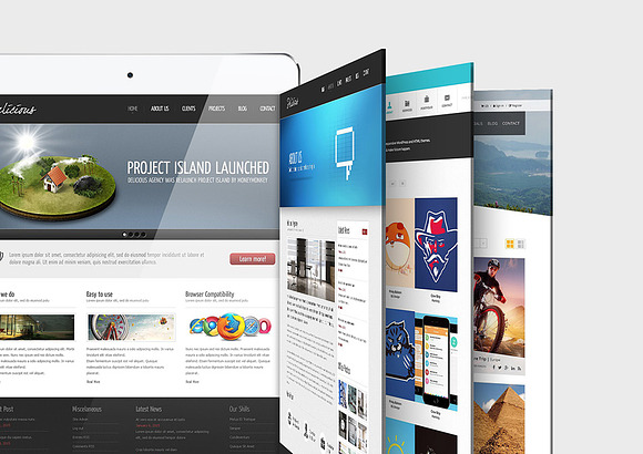iPad Mock-Up 08 in Mobile & Web Mockups - product preview 2