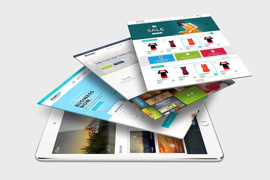 iPad Mock-Up 09 in Mobile & Web Mockups - product preview 8