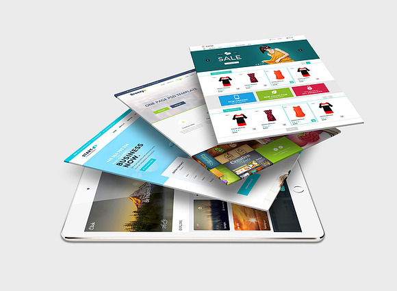 iPad Mock-Up 09 in Mobile & Web Mockups - product preview 1