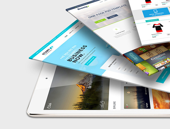 iPad Mock-Up 09 in Mobile & Web Mockups - product preview 3