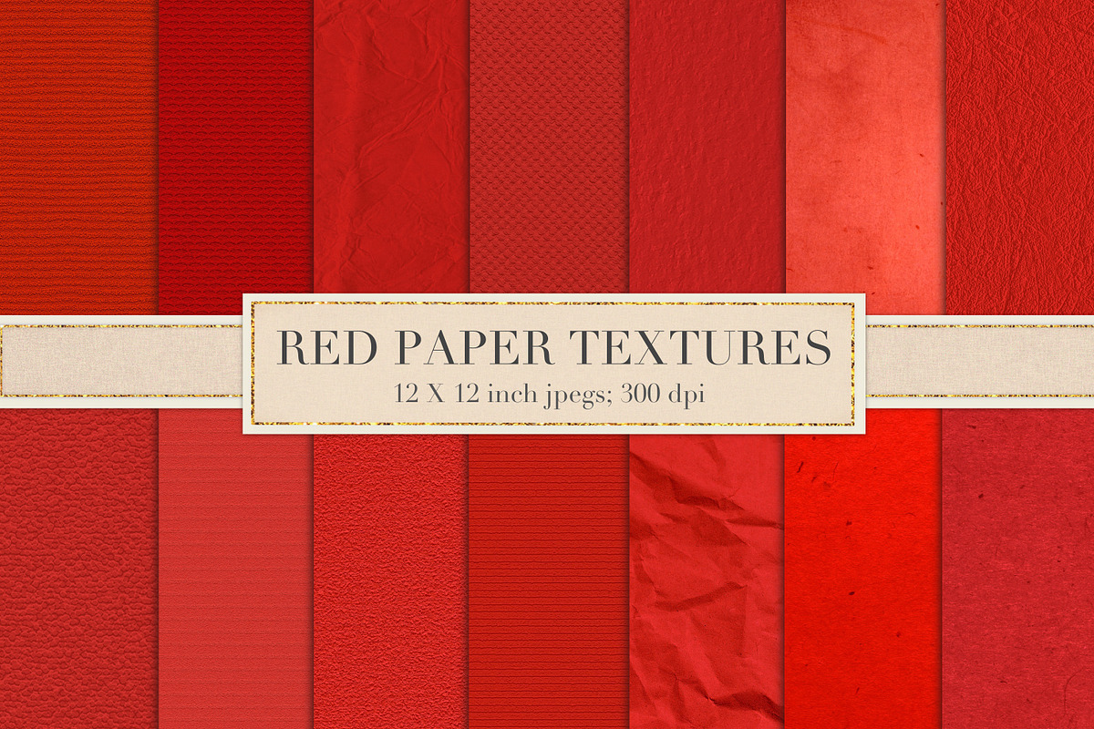 Red paper textures in Textures - product preview 8