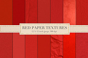 Red paper textures