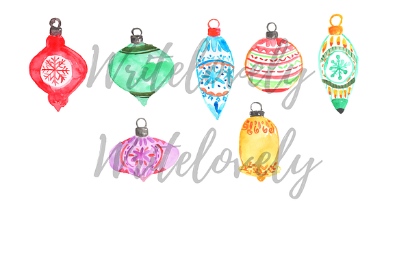 Watercolor Ornament clipart in Illustrations - product preview 1