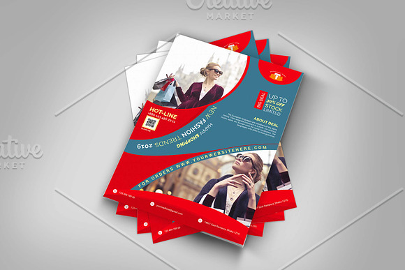 Fashion Shop Flyer Template in Flyer Templates - product preview 2