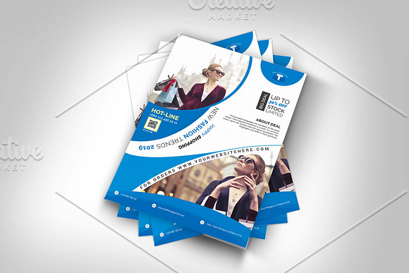 Fashion Shop Flyer Template in Flyer Templates - product preview 3