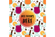 Cute Mulled Wine frame banner