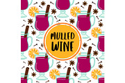 Cute Mulled Wine frame banner