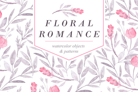 FLORAL ROMANCE – Watercolor Peonies in Objects - product preview 5