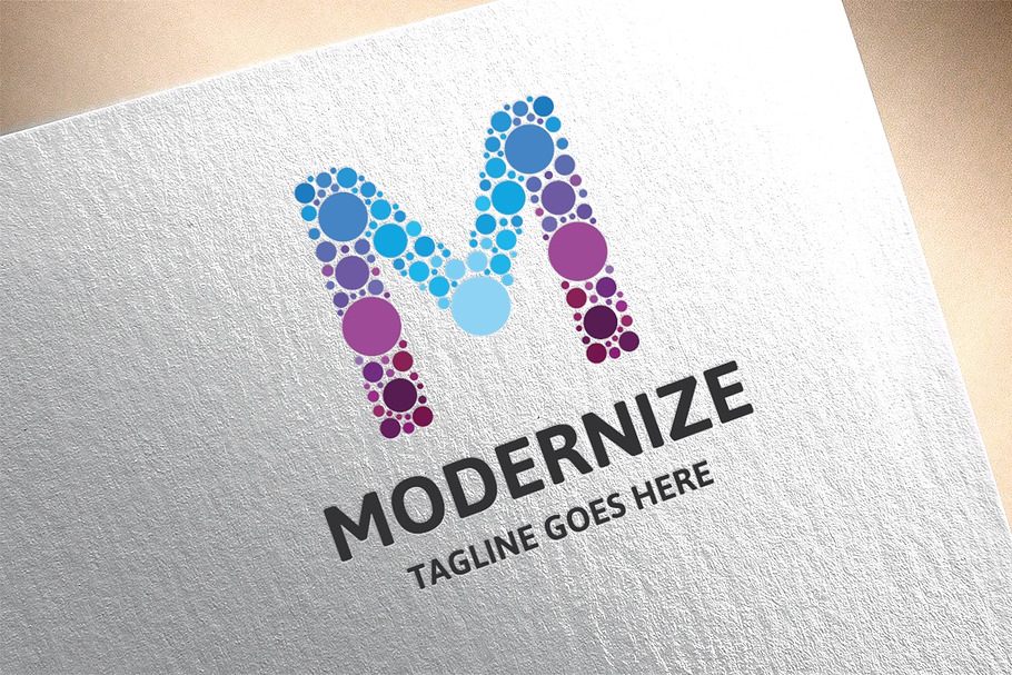 Letter M - Modernize Logo