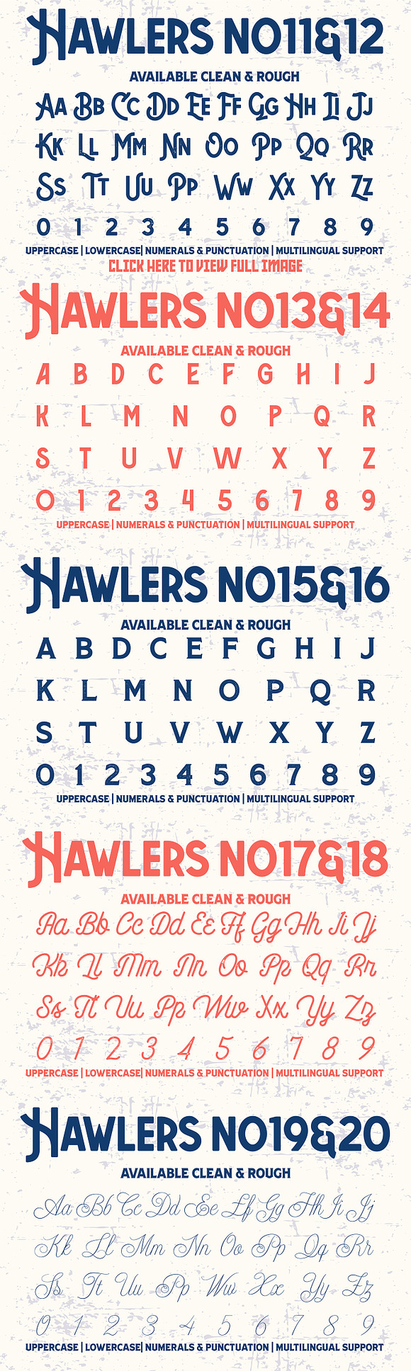 Hawlers Font Family + Extras in Stamp Fonts - product preview 8