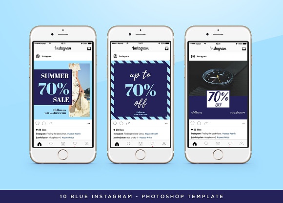 Instagram Summer Template in Instagram Templates - product preview 1