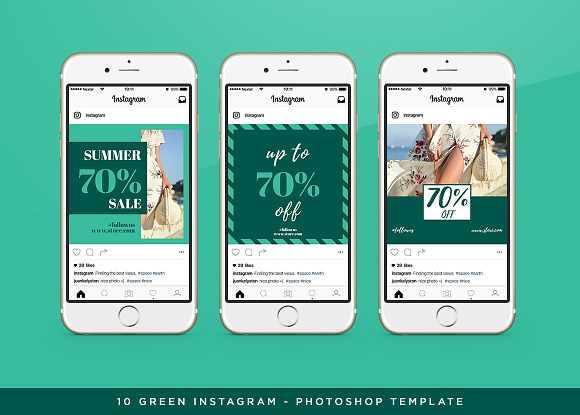 Instagram Summer Template in Instagram Templates - product preview 4