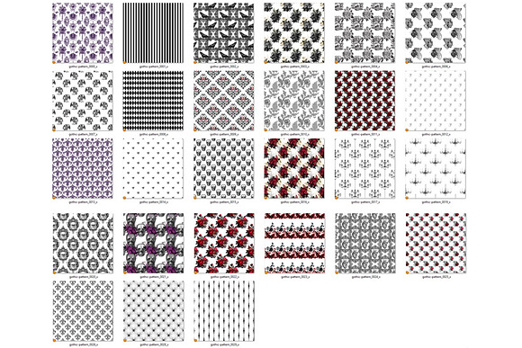 Gothic Pattern Overlays in Patterns - product preview 2
