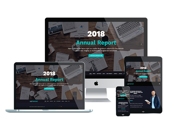 LT Report -  Reporting website in Joomla Themes - product preview 1