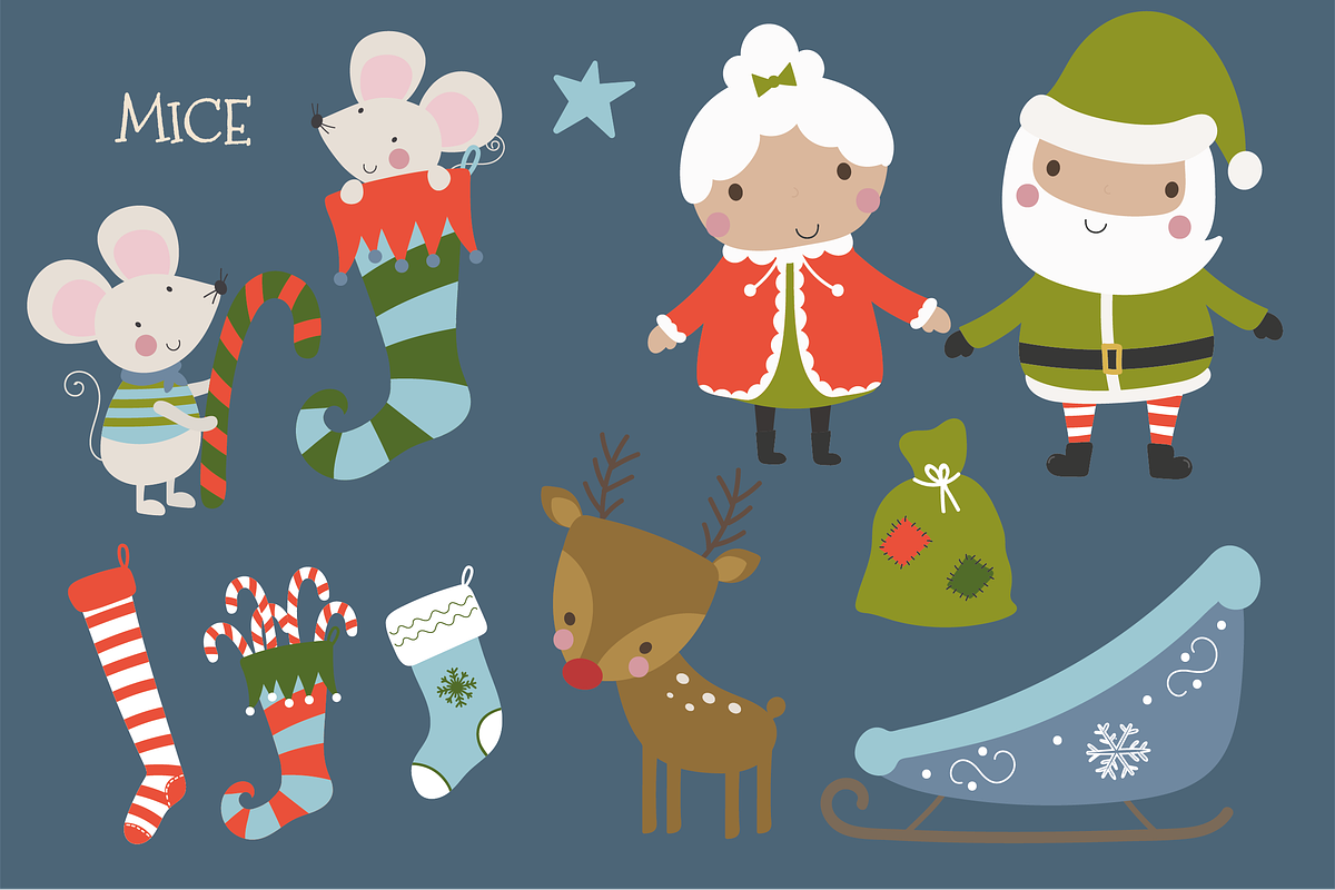 Santas Helpers in Illustrations - product preview 8