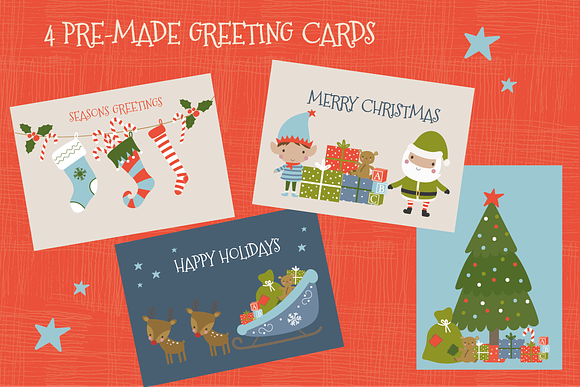 Santas Helpers in Illustrations - product preview 2