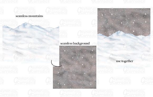 Winter's tale clipart collection in Illustrations - product preview 3