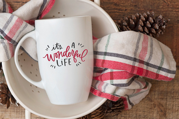 Christmas Farmhouse Lettering Kit 2 in Graphics - product preview 2