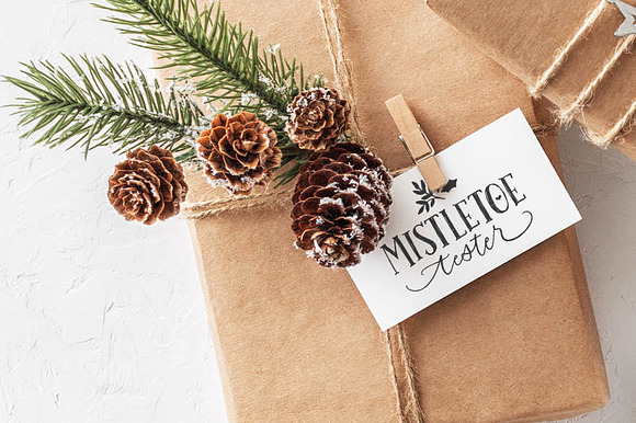 Christmas Farmhouse Lettering Kit 2 in Graphics - product preview 5