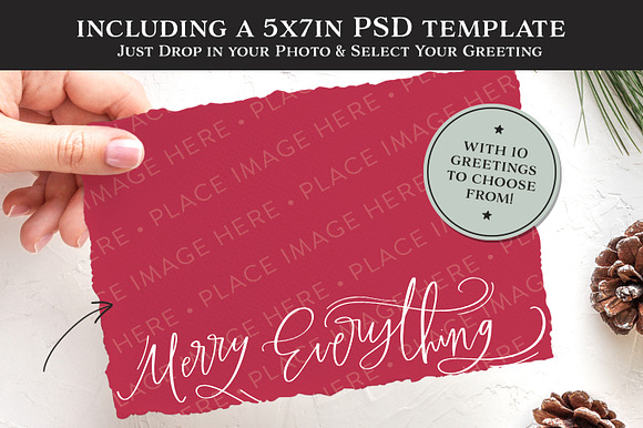 Christmas Farmhouse Lettering Kit 2 in Graphics - product preview 11