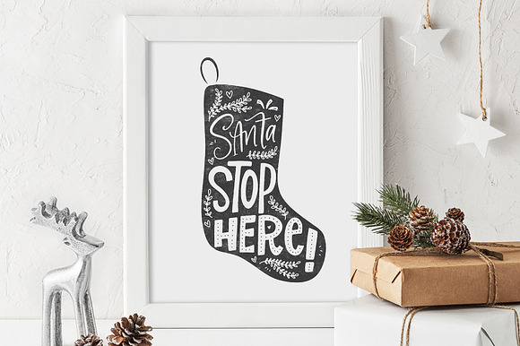 Christmas Farmhouse Lettering Kit 2 in Graphics - product preview 16