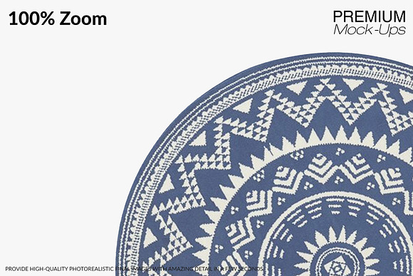 Carpets & Pillows in Living Room Set in Product Mockups - product preview 7
