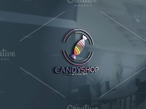Candy Shop in Logo Templates - product preview 3