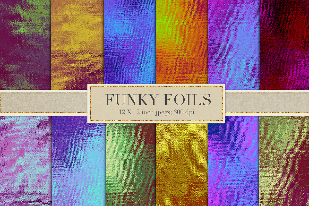 Multicolored foil backgrounds in Textures - product preview 8