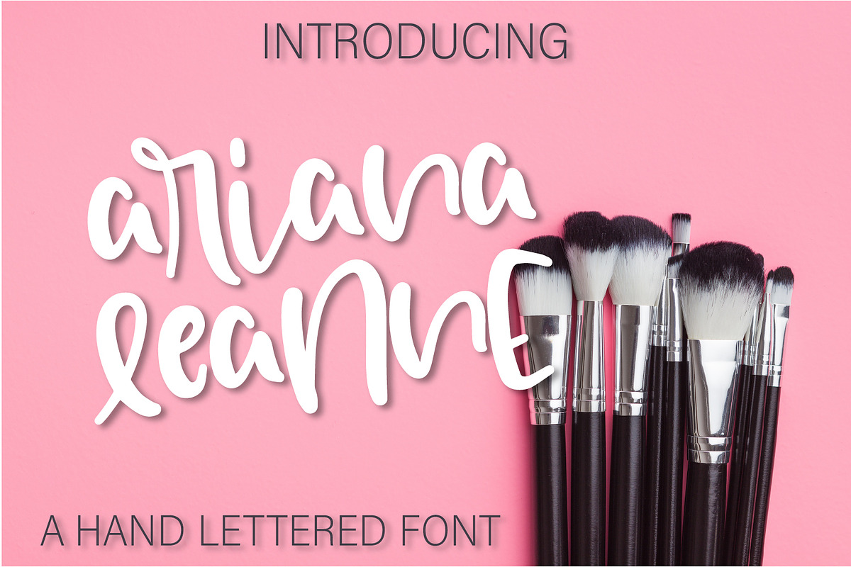 Ariana Leanne - A Hand Lettered Font in Display Fonts - product preview 8