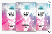 ABSTRACT MUSIC Flyer Template