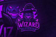 Wizard Pumpkin - Mascot&Esports Logo
