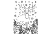 Christmas Deer Winter Holiday